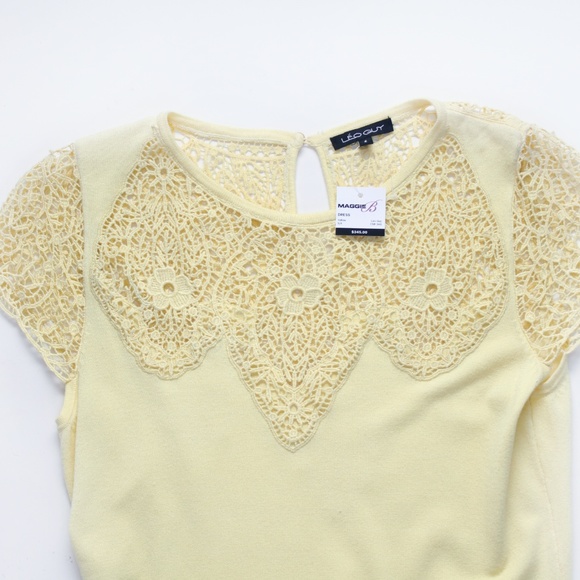 Leo Guy Yellow Dress *New* Size Small - Picture 4 of 5